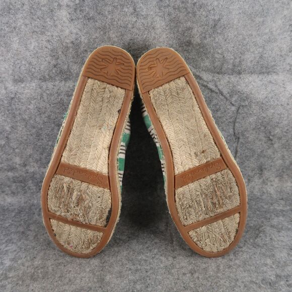 Splendid Shoes Womens 8.5 Sneaker Slip On Flats Loafer Espadrille Striped Fabric - Picture 9 of 12